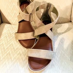 Rock & Candy Tan Sandals Size 8